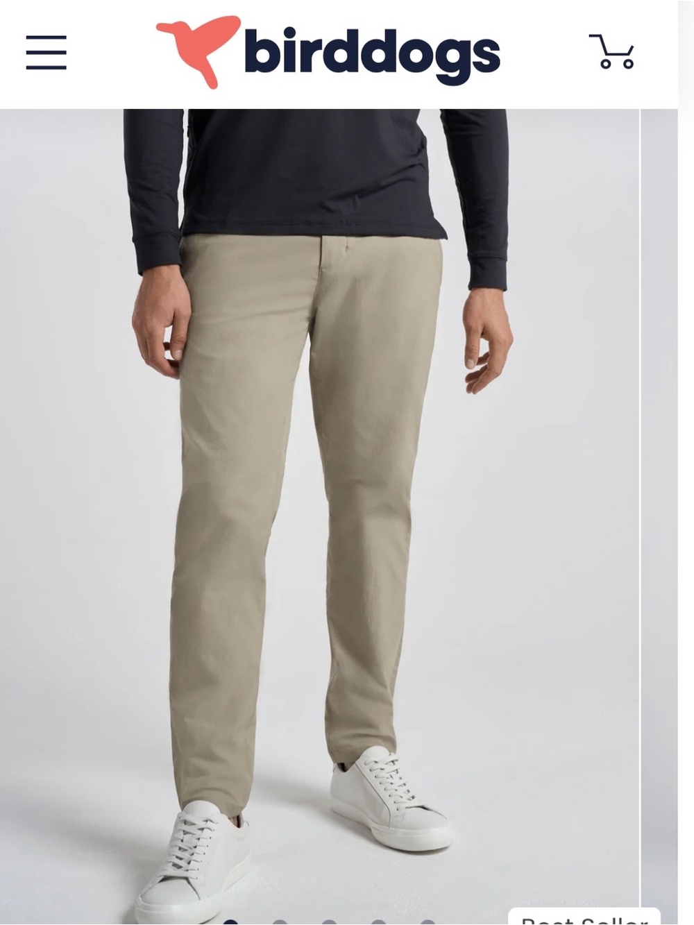 Birddogs Slim Khaki Chino Pants